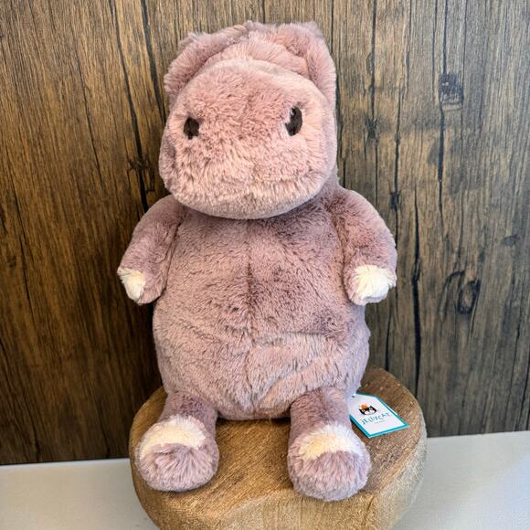 Jellycat Myrtle Hippopotomus FAST SHIP NEW Jellycat Hippo ReTiReD - Picture 1 of 8